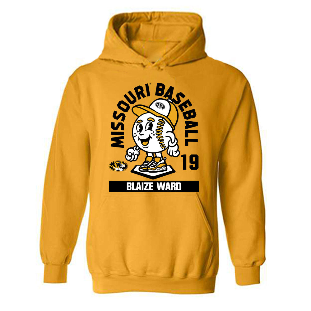 Missouri - NCAA Baseball : Blaize Ward - Fashion Shersey Hooded Sweatshirt-0