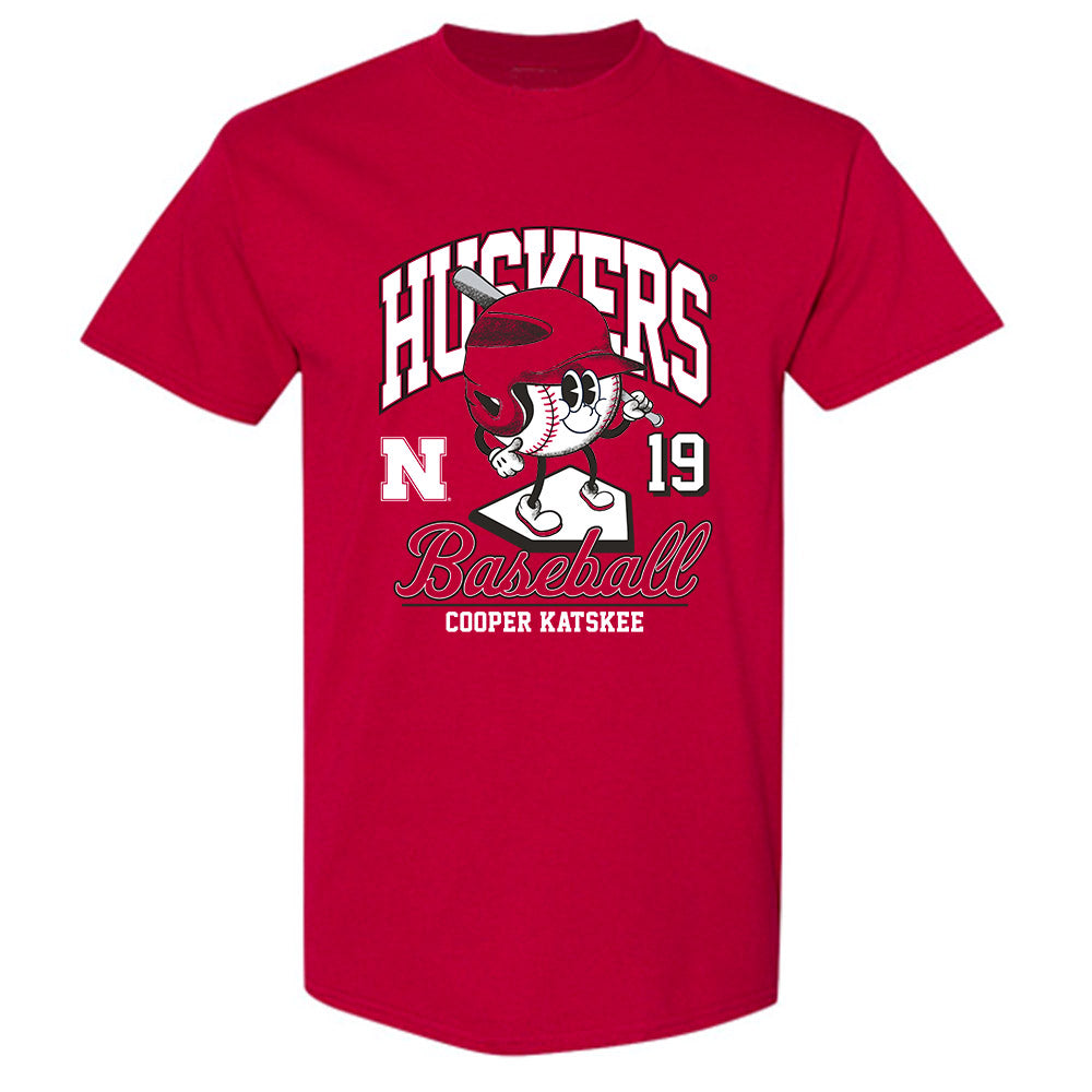 Nebraska - NCAA Baseball : Cooper Katskee - Fashion Shersey T-Shirt-0