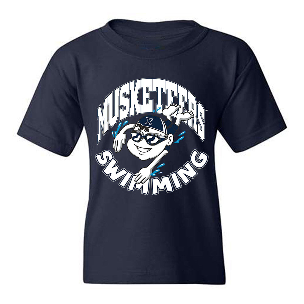 Xavier - NCAA Women's Swimming & Diving : Emma Tenhundfeld - Youth T-Shirt-0