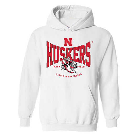 Nebraska - NCAA Men's Track & Field : Seth Schnakenberg - Fashion Shersey Hooded Sweatshirt-0