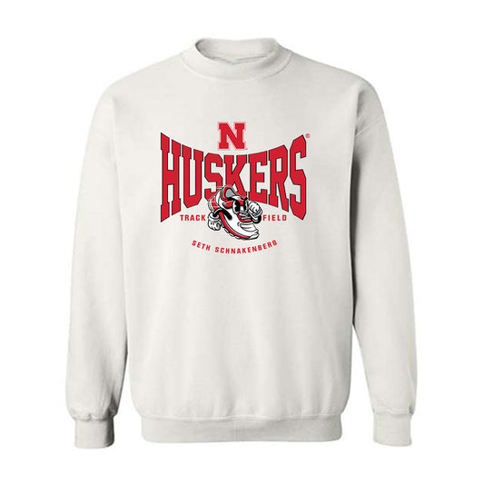 Nebraska - NCAA Men's Track & Field : Seth Schnakenberg - Fashion Shersey Crewneck Sweatshirt-0