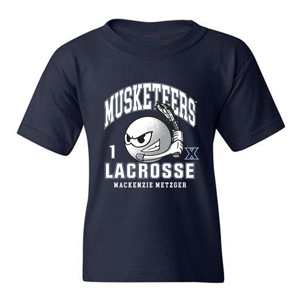 Xavier - NCAA Women's Lacrosse : Mackenzie Metzger - Youth T-Shirt-0