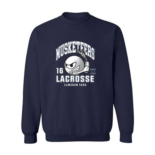 Xavier - NCAA Women's Lacrosse : Cameron Yard - Crewneck Sweatshirt-0