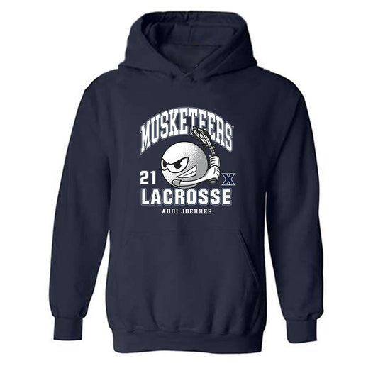 Xavier - NCAA Women's Lacrosse : Addi Joerres - Hooded Sweatshirt-0