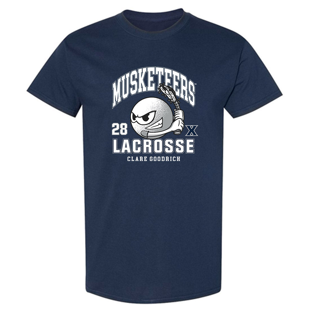 Xavier - NCAA Women's Lacrosse : Clare Goodrich - T-Shirt-0