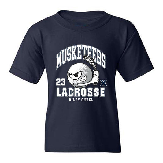 Xavier - NCAA Women's Lacrosse : Riley Ohrel - Youth T-Shirt-0