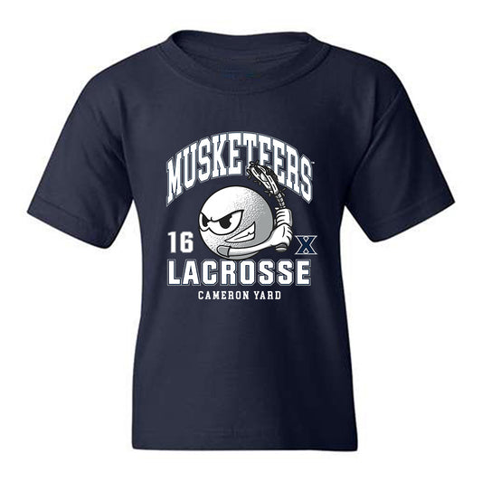 Xavier - NCAA Women's Lacrosse : Cameron Yard - Youth T-Shirt-0