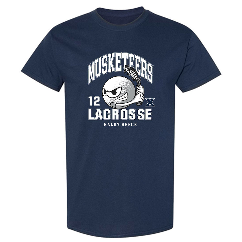 Xavier - NCAA Women's Lacrosse : Haley Reeck - T-Shirt-0