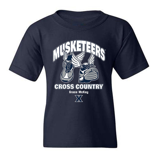 Xavier - NCAA Women's Cross Country : Grace McKay - Fashion Shersey Youth T-Shirt-0