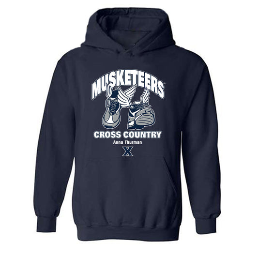 Xavier - NCAA Women's Cross Country : Anna Thurman - Fashion Shersey Hooded Sweatshirt-0