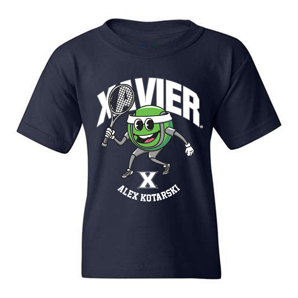 Xavier - NCAA Men's Tennis : alex kotarski - Fashion Shersey Youth T-Shirt-0