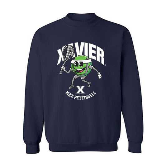 Xavier - NCAA Men's Tennis : Max Pettingell - Fashion Shersey Crewneck Sweatshirt-0