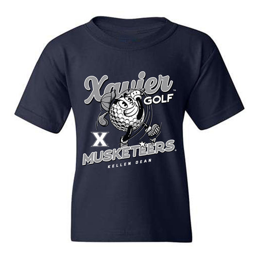 Xavier - NCAA Men's Golf : Kellen Dean - Fashion Shersey Youth T-Shirt-0