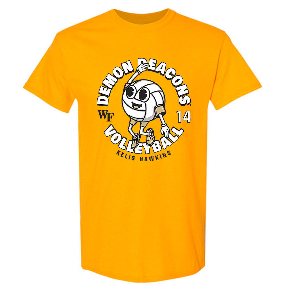 Wake Forest - NCAA Women's Volleyball : Kelis Hawkins - Fashion Shersey T-Shirt-0