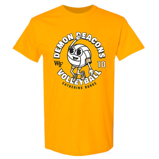 Wake Forest - NCAA Women's Volleyball : Catherine Burke - Fashion Shersey T-Shirt-0