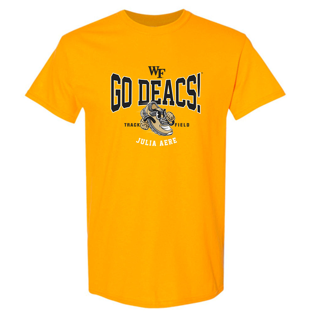 Wake Forest - NCAA Women's Track & Field : Julia Aere - Fashion Shersey T-Shirt-0