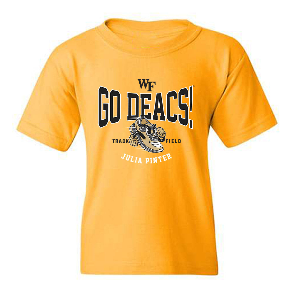Wake Forest - NCAA Women's Track & Field : Julia Pinter - Fashion Shersey Youth T-Shirt-0