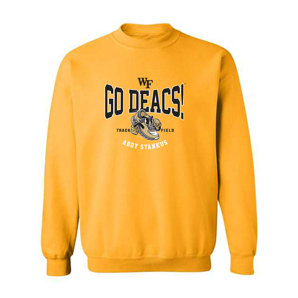 Wake Forest - NCAA Women's Track & Field : Abby Stankus - Fashion Shersey Crewneck Sweatshirt-0