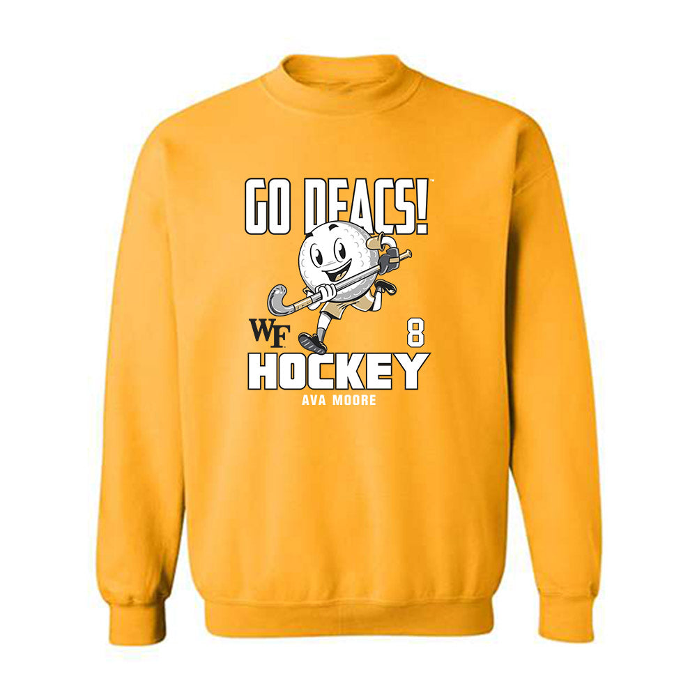 Wake Forest - NCAA Women's Field Hockey : Ava Moore - Fashion Shersey Crewneck Sweatshirt-0