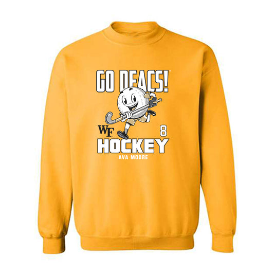 Wake Forest - NCAA Women's Field Hockey : Ava Moore - Fashion Shersey Crewneck Sweatshirt-0