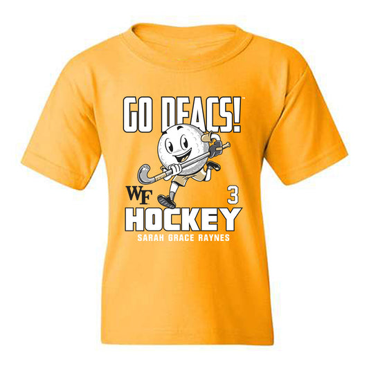 Wake Forest - NCAA Women's Field Hockey : Sarah Grace Raynes - Fashion Shersey Youth T-Shirt-0
