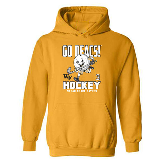 Wake Forest - NCAA Women's Field Hockey : Sarah Grace Raynes - Fashion Shersey Hooded Sweatshirt-0