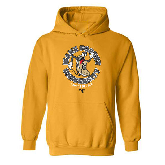 Wake Forest - NCAA Men's Track & Field : Landon Pretre - Fashion Shersey Hooded Sweatshirt-0