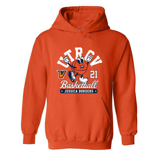 UTRGV - NCAA Women's Basketball : Jessica Borders - Fashion Shersey Hooded Sweatshirt-0