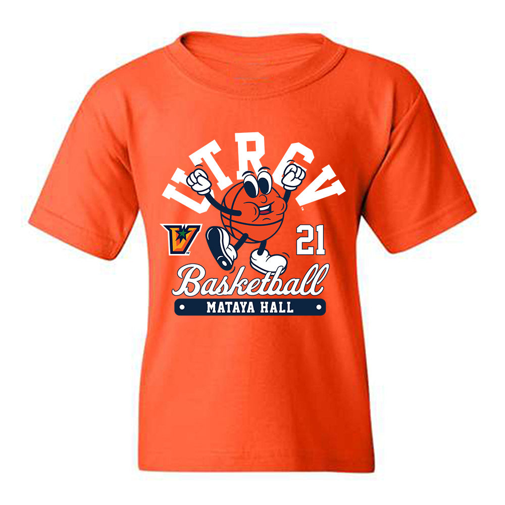 UTRGV - NCAA Women's Basketball : mataya hall - Fashion Shersey Youth T-Shirt-0