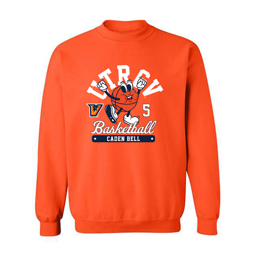 UTRGV - NCAA Men's Basketball : Caden Bell - Fashion Shersey Crewneck Sweatshirt-0