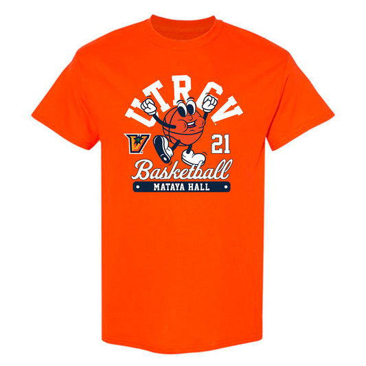 UTRGV - NCAA Women's Basketball : mataya hall - Fashion Shersey T-Shirt-0