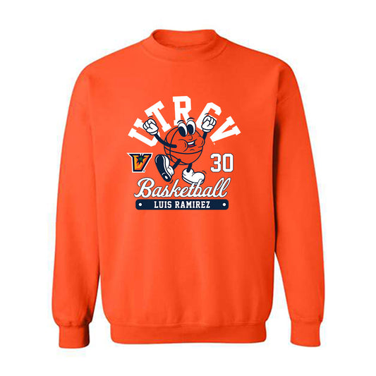 UTRGV - NCAA Men's Basketball : Luis Ramirez - Fashion Shersey Crewneck Sweatshirt-0
