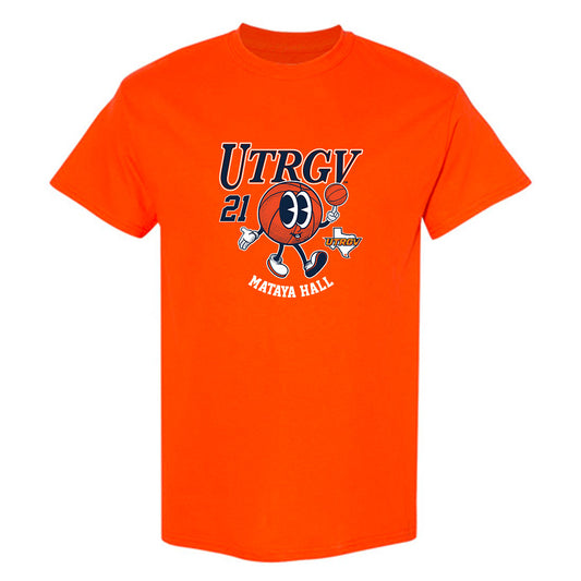 UTRGV - NCAA Women's Basketball : mataya hall - Fashion Shersey T-Shirt-0