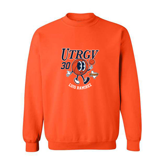 UTRGV - NCAA Men's Basketball : Luis Ramirez - Fashion Shersey Crewneck Sweatshirt-0
