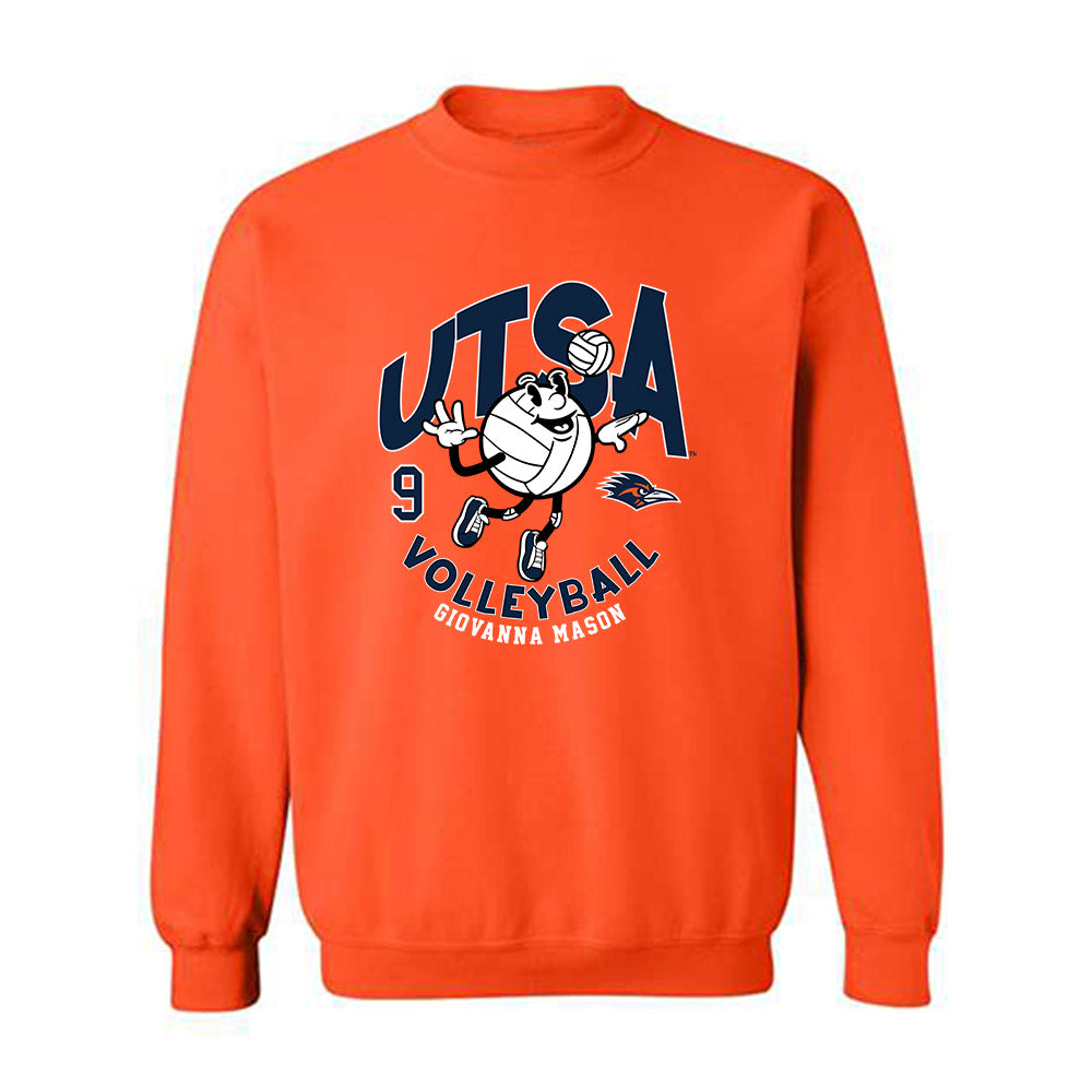 UTSA - NCAA Women's Volleyball : Giovanna Mason - Fashion Shersey Crewneck Sweatshirt-0
