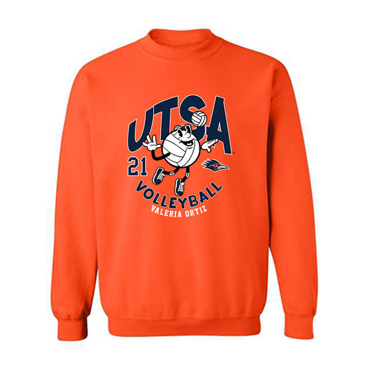 UTSA - NCAA Women's Volleyball : Valeria Ortiz - Fashion Shersey Crewneck Sweatshirt-0