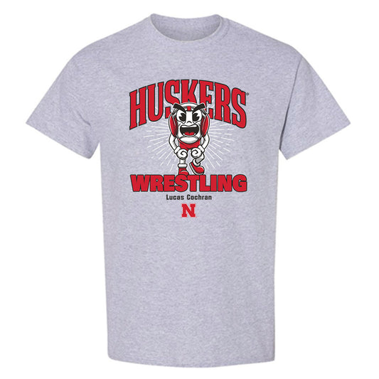 Nebraska - NCAA Wrestling : Lucas Cochran - Fashion Shersey T-Shirt-0