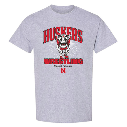 Nebraska - NCAA Wrestling : Vincent Robinson - Fashion Shersey T-Shirt-0