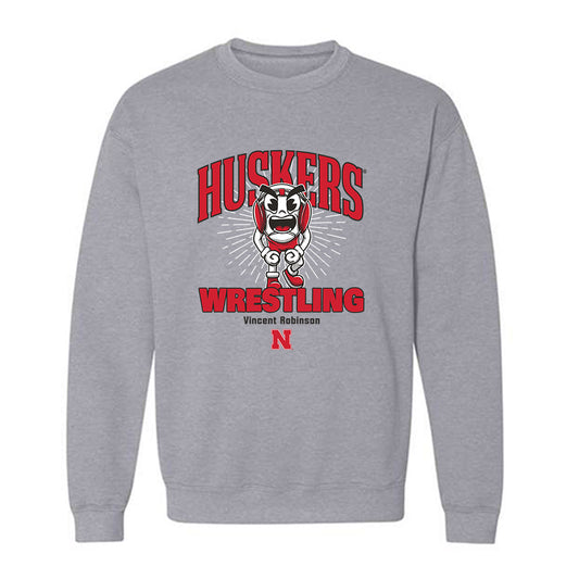 Nebraska - NCAA Wrestling : Vincent Robinson - Fashion Shersey Crewneck Sweatshirt-0
