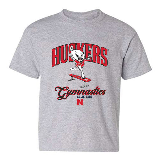 Nebraska - NCAA Women's Gymnastics : Allie Gard - Fashion Shersey Youth T-Shirt-0