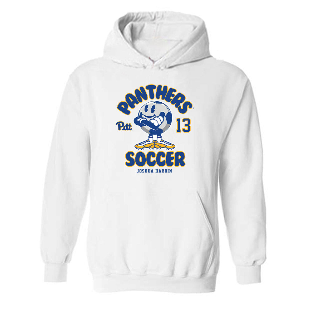 Pittsburgh - NCAA Men's Soccer : Joshua Hardin - Fashion Shersey Hooded Sweatshirt-0