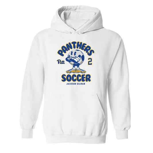 Pittsburgh - NCAA Men's Soccer : Jackson Gilman - Fashion Shersey Hooded Sweatshirt-0
