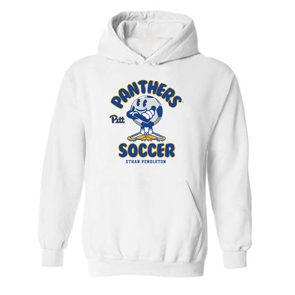 Pittsburgh - NCAA Men's Soccer : Ethan Pendleton - Fashion Shersey Hooded Sweatshirt-0
