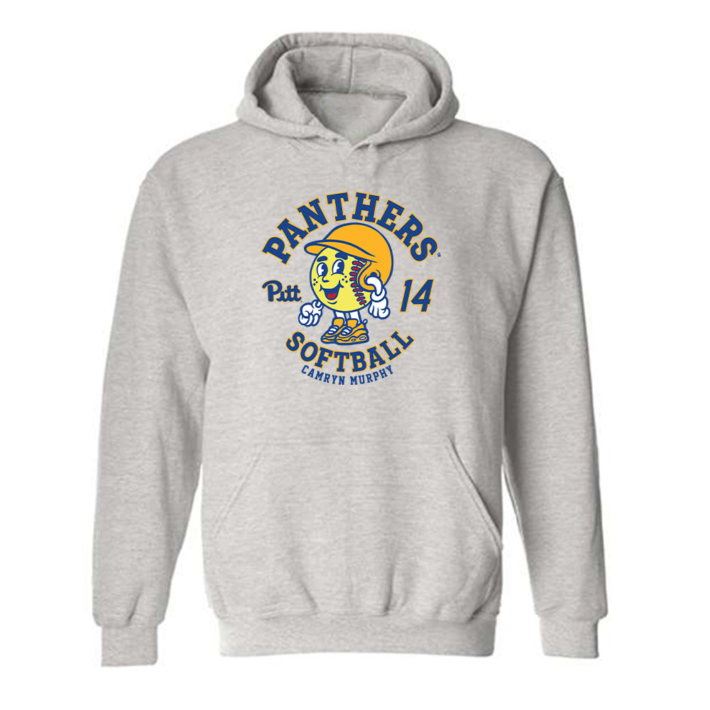 Pittsburgh - NCAA Softball : Camryn Murphy - Fashion Shersey Hooded Sweatshirt-0