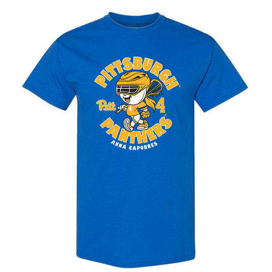 Pittsburgh - NCAA Women's Lacrosse : Anna Capobres - Fashion Shersey T-Shirt-0
