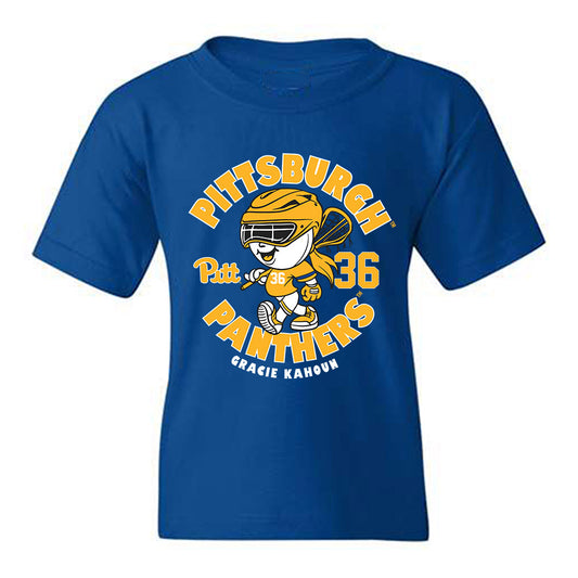 Pittsburgh - NCAA Women's Lacrosse : Gracie Kahoun - Fashion Shersey Youth T-Shirt-0