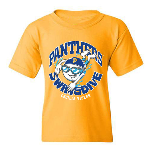 Pittsburgh - NCAA Women's Swimming & Diving : Cecilia Viberg - Fashion Shersey Youth T-Shirt-0