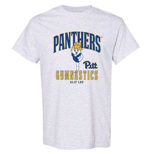 Pittsburgh - NCAA Women's Gymnastics : Ally Lau - Fashion Shersey T-Shirt-0