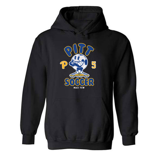Pittsburgh - NCAA Women's Soccer : Maci Tew - Fashion Shersey Hooded Sweatshirt-0