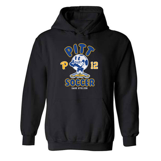 Pittsburgh - NCAA Women's Soccer : Sage Stelzer - Fashion Shersey Hooded Sweatshirt-0